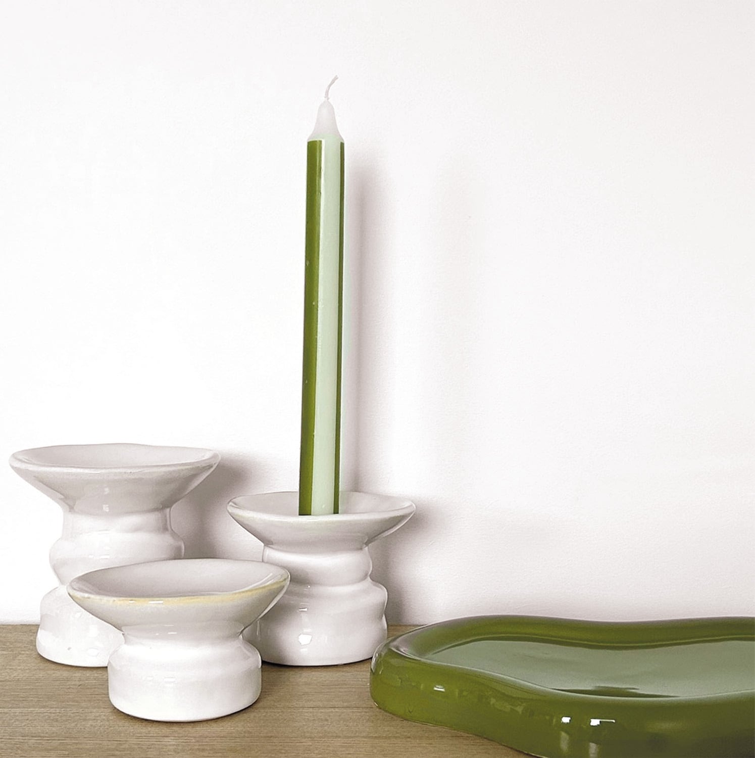 Boogie Woogie Candle Holders - Ljushållare set of 3