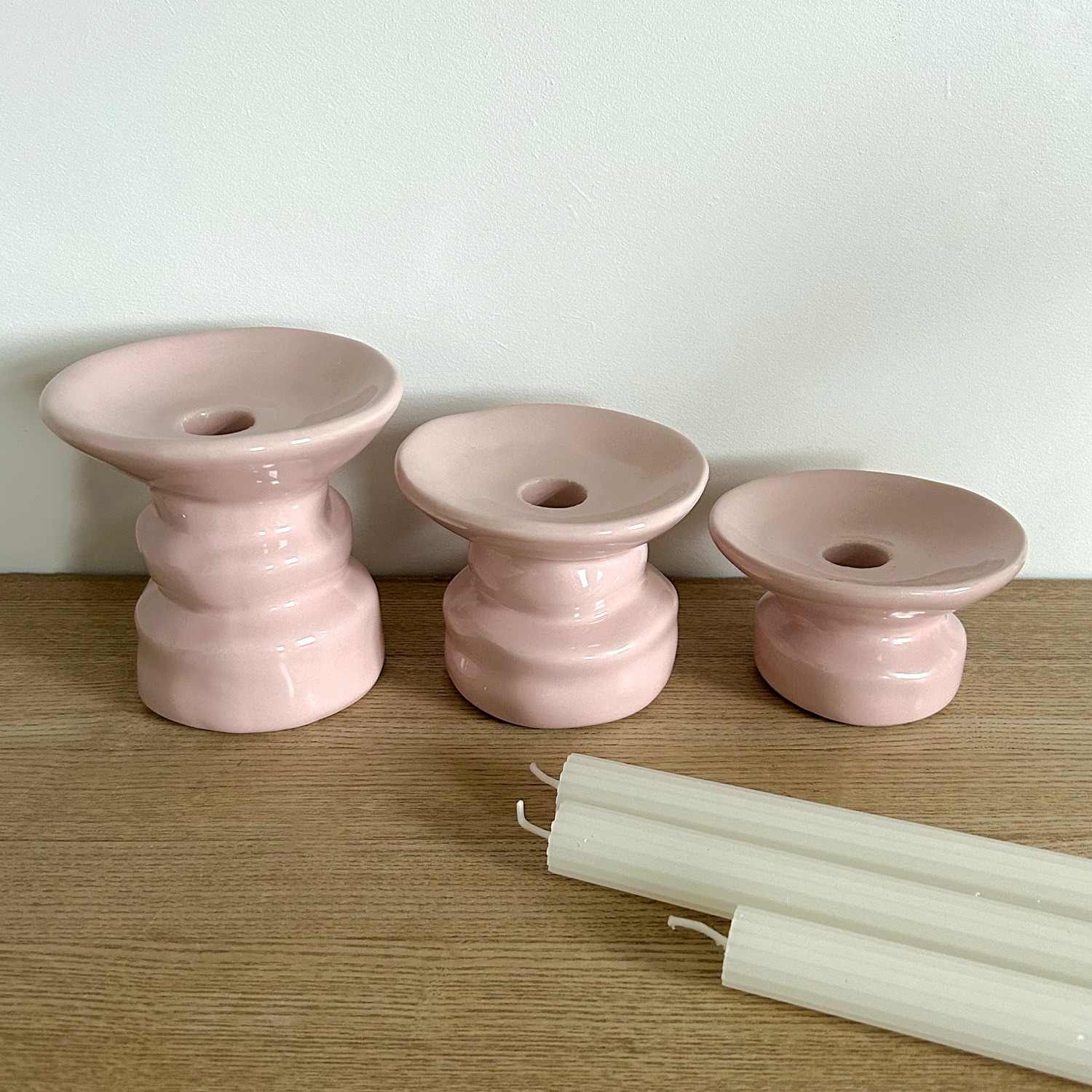 Boogie Woogie Candle Holders - Ljushållare set of 3