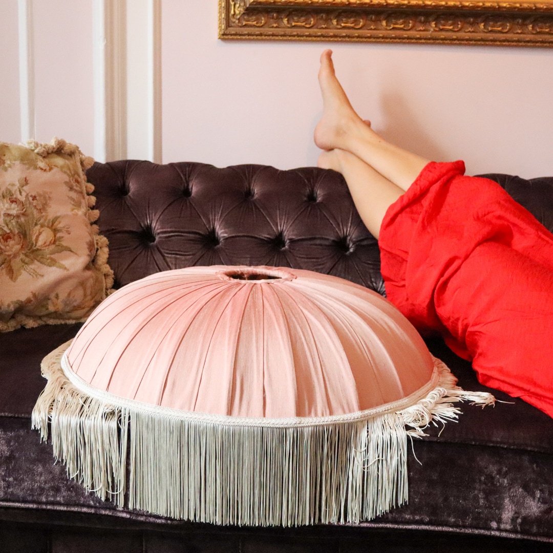 Serene Flare Small - Lampshade with fringe