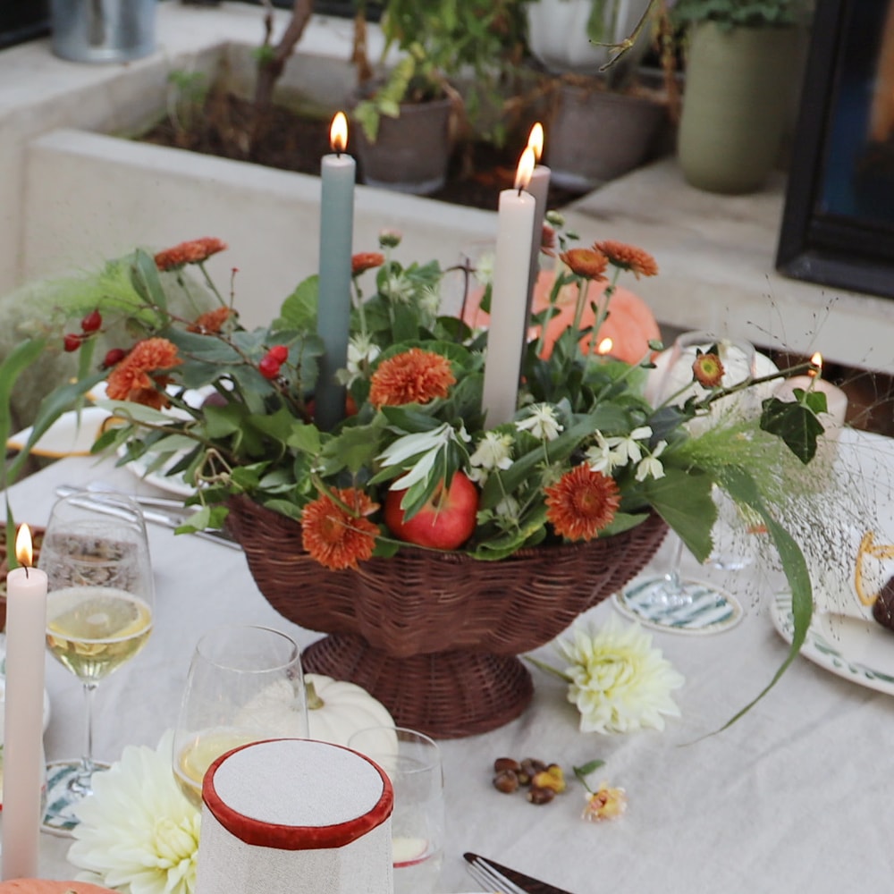 Flora Flow  - Rattan bowl