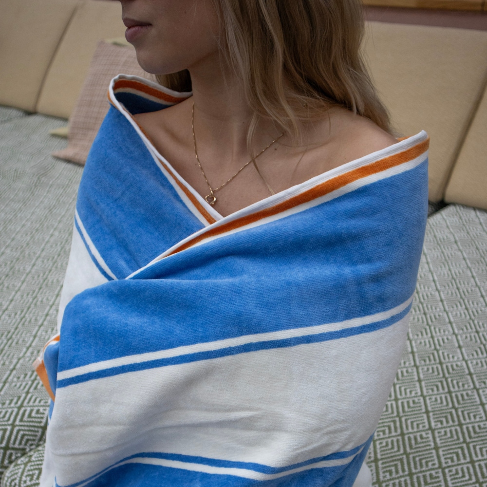 Poolclub Collection Velour Bath Towel