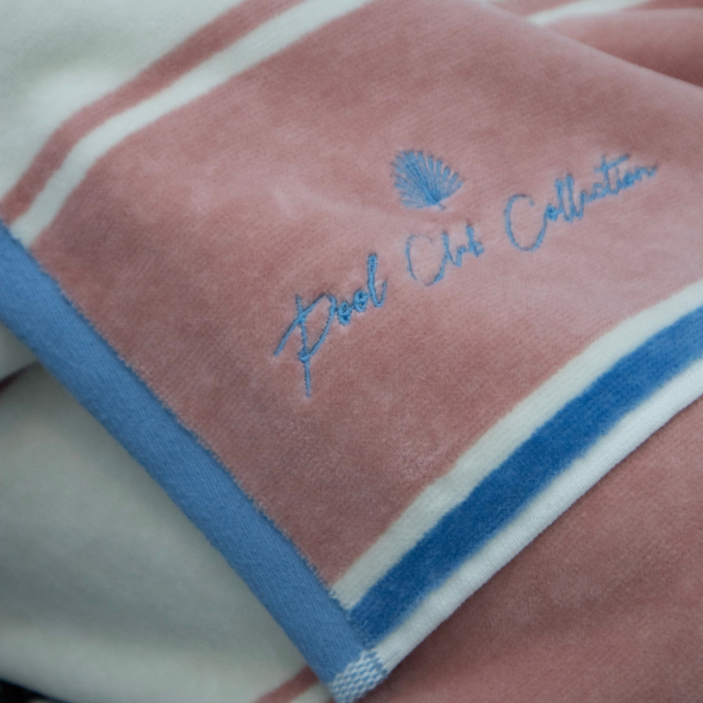 Poolclub Collection Velour Bath Towel