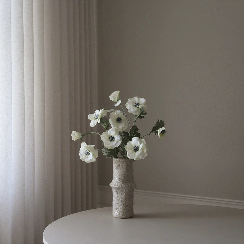 White Anemone - Konstgjord blomma