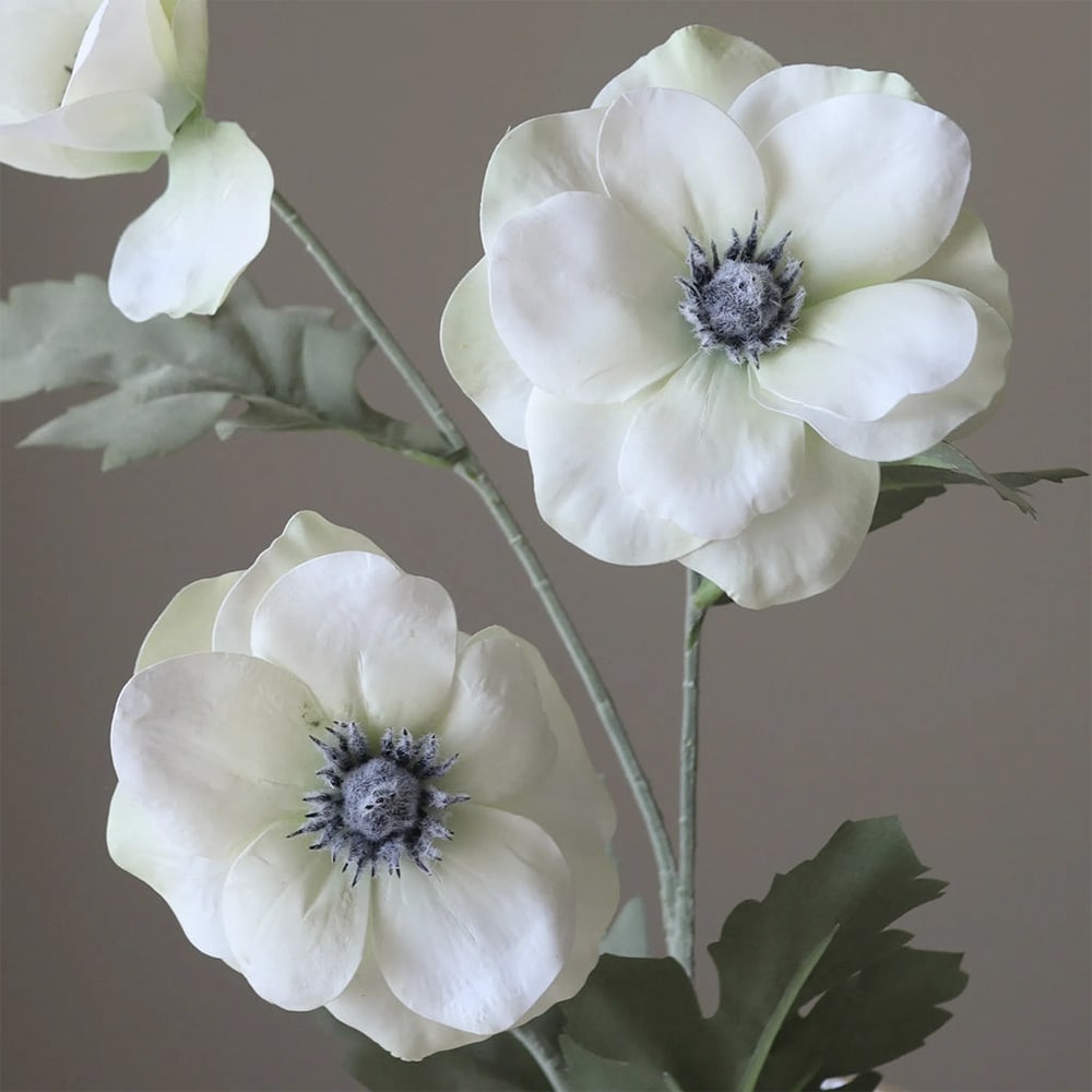 White Anemone - Konstgjord blomma