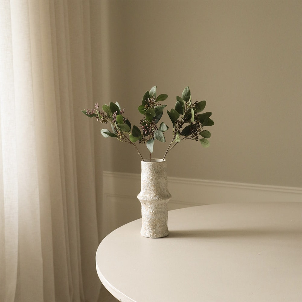 Green Seeded Eucalyptus Leaves - Konstgjord blomma