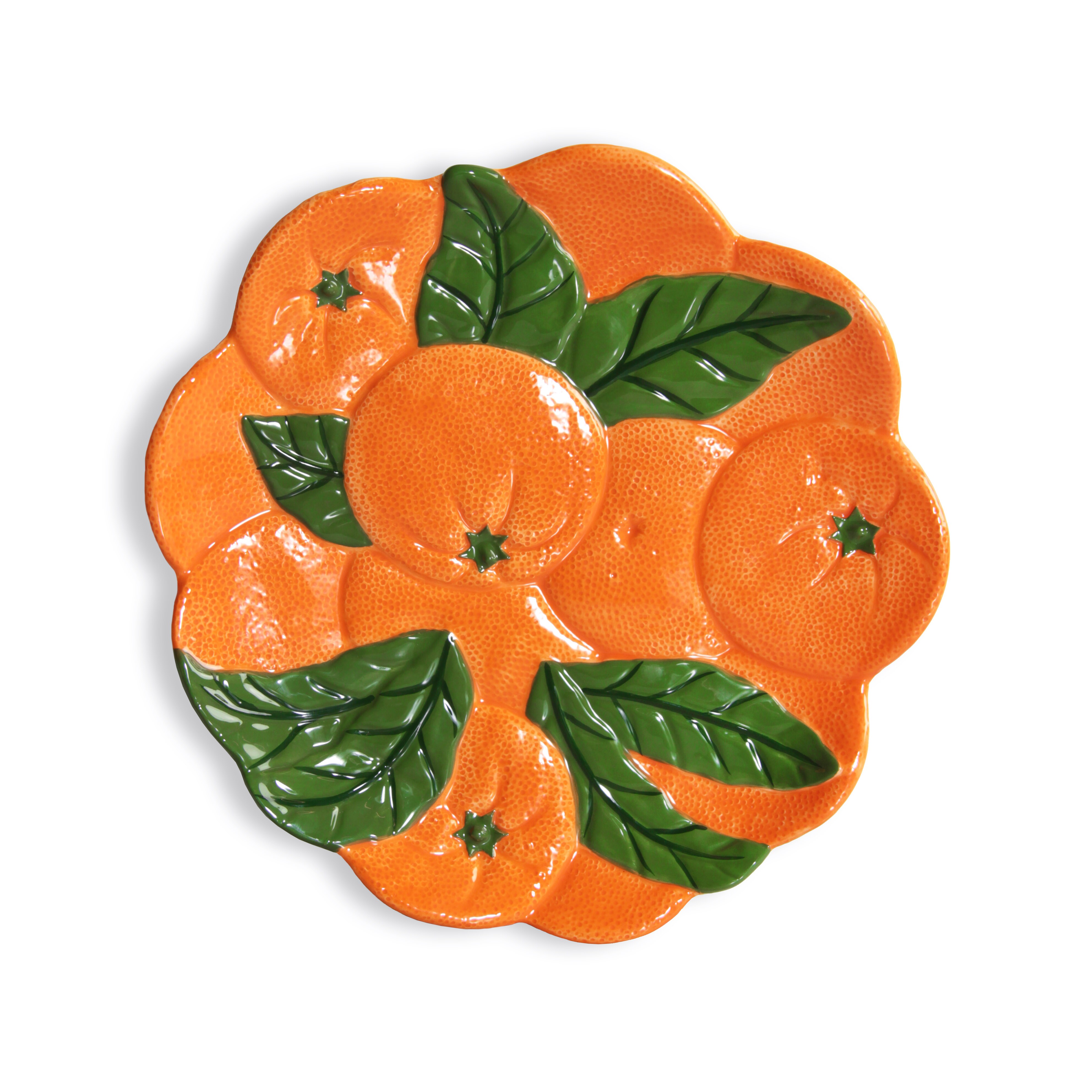 Plate orange - Fat i keramik