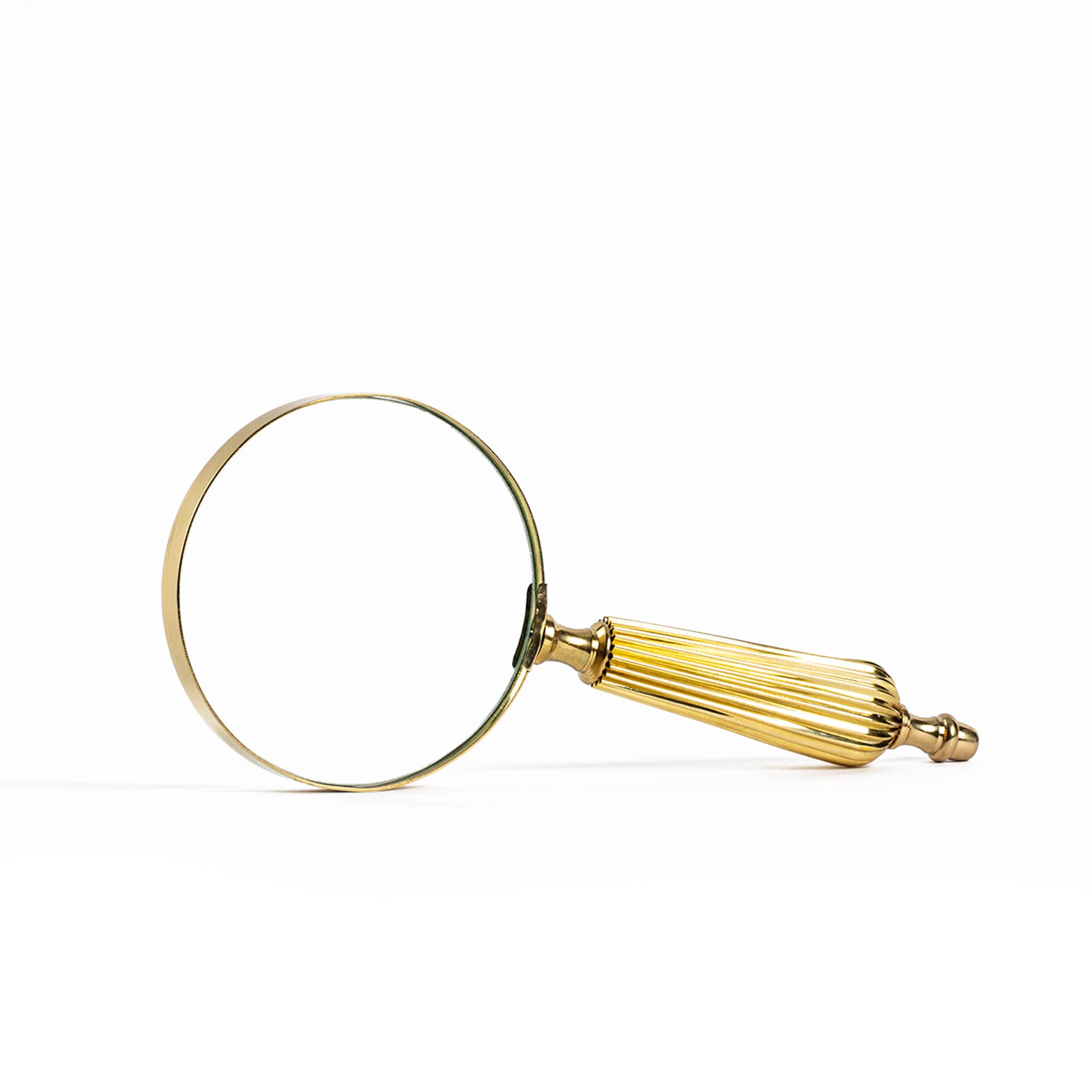 Magnifying glass w/gold handle