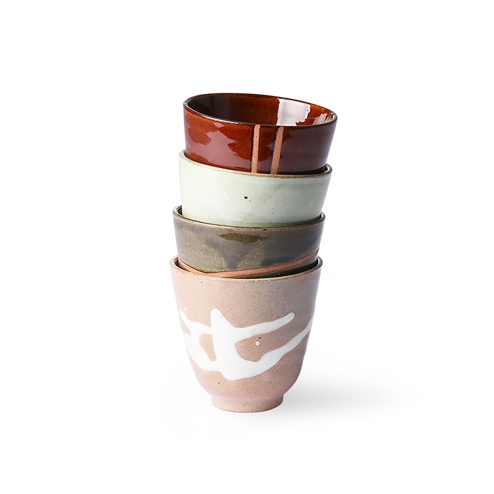 Yunomi - keramikmuggar (set of 4)