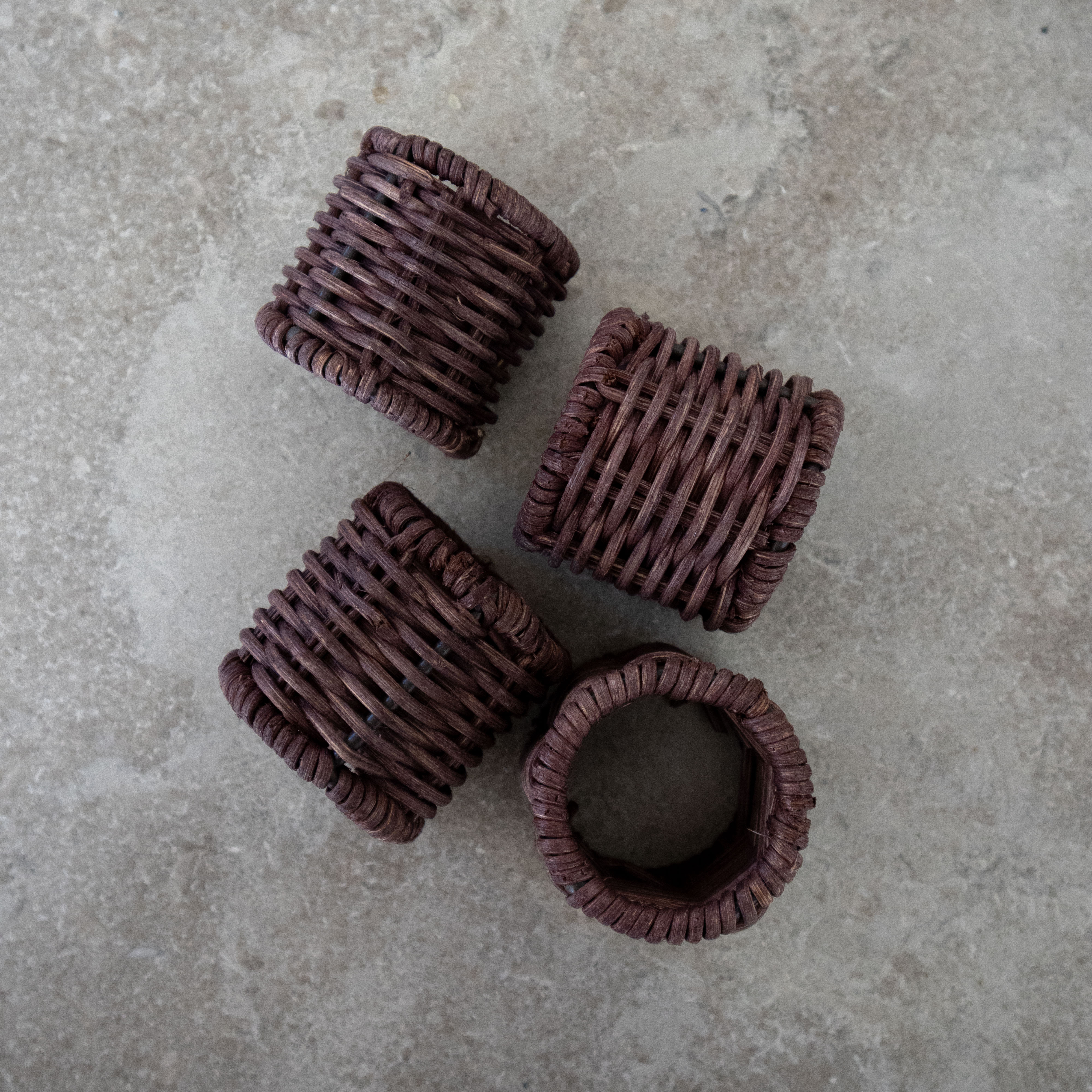 Flora Flow  - Servettring i rotting, set of 4