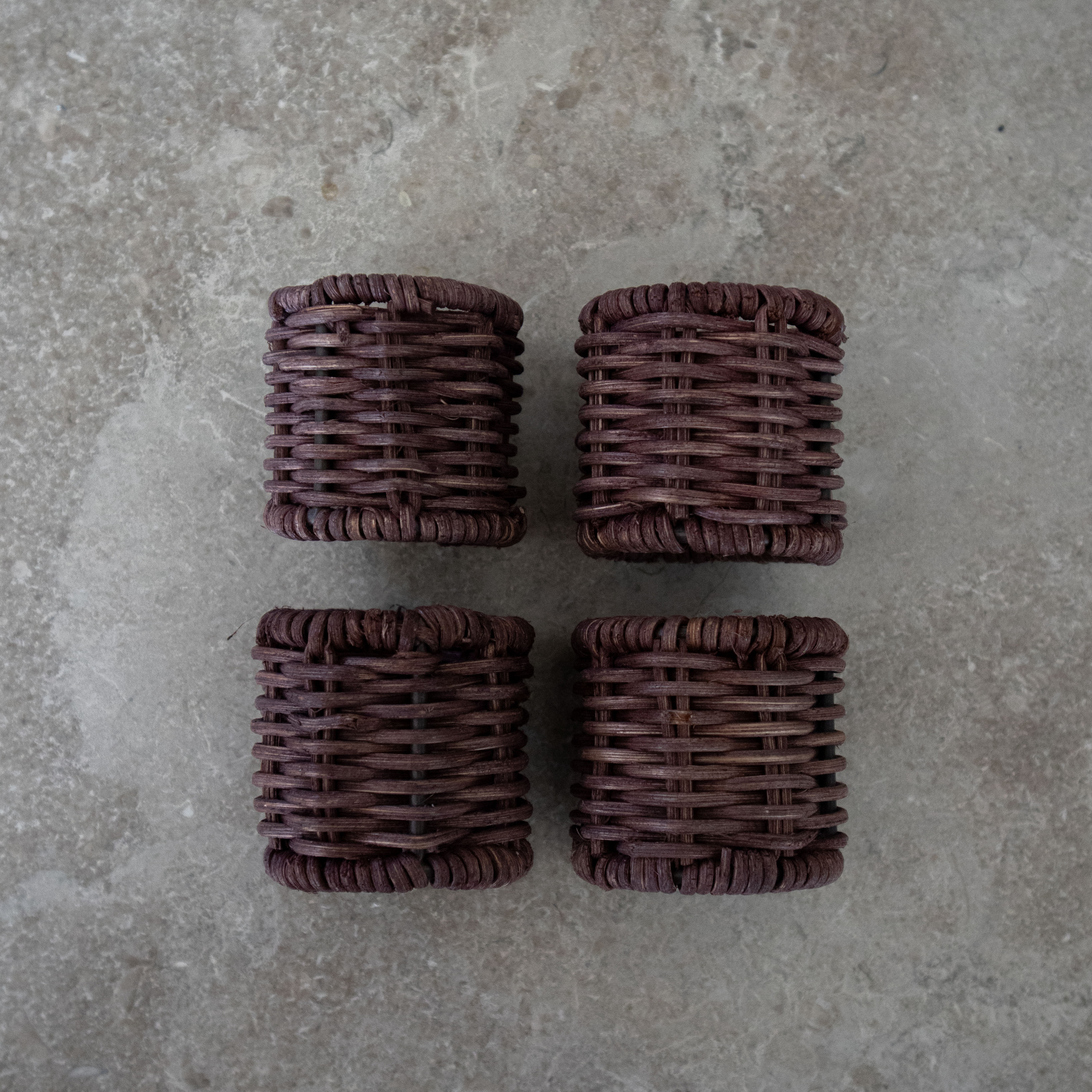 Flora Flow  - Servettring i rotting, set of 4
