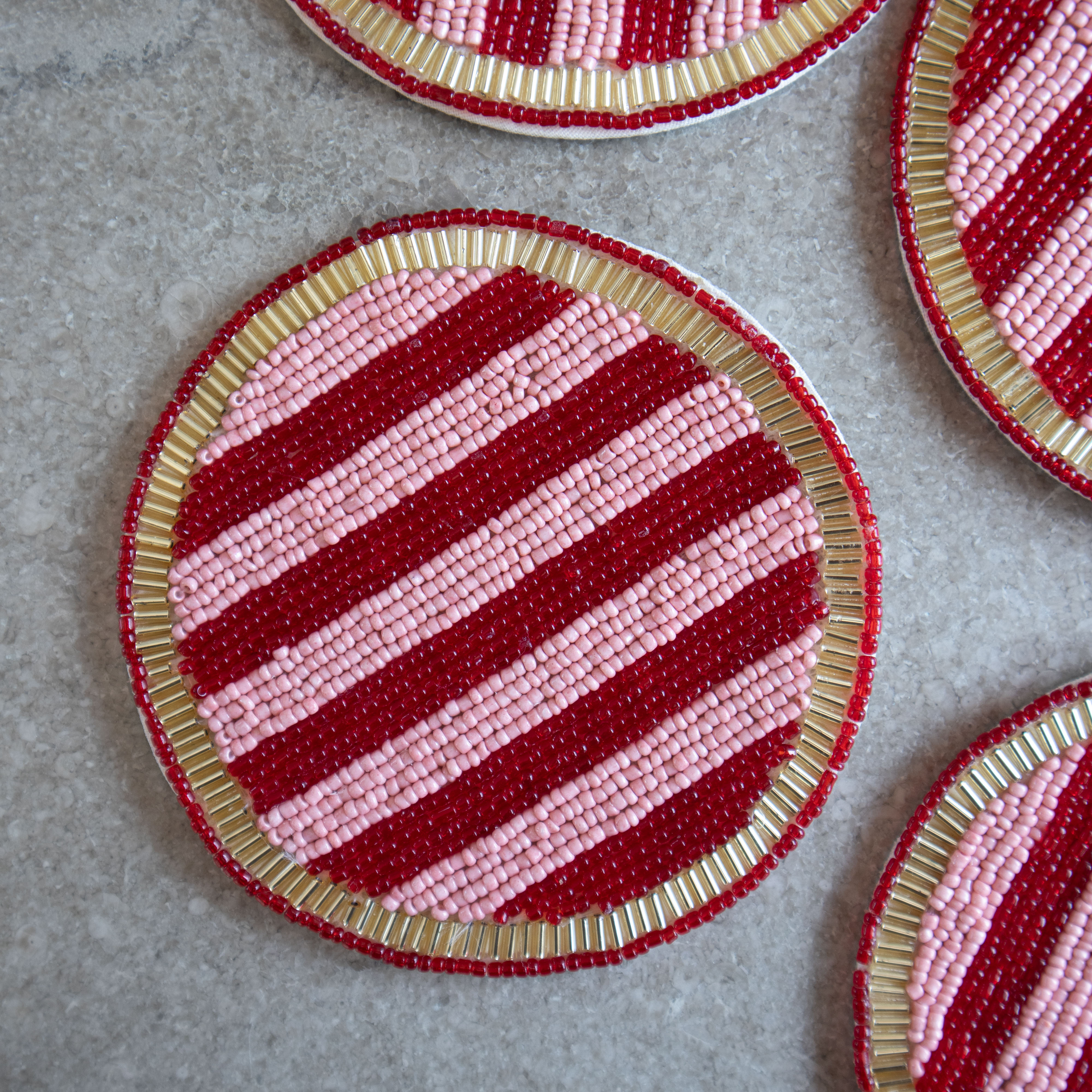 On the Line - Glasunderlägg , set of 4