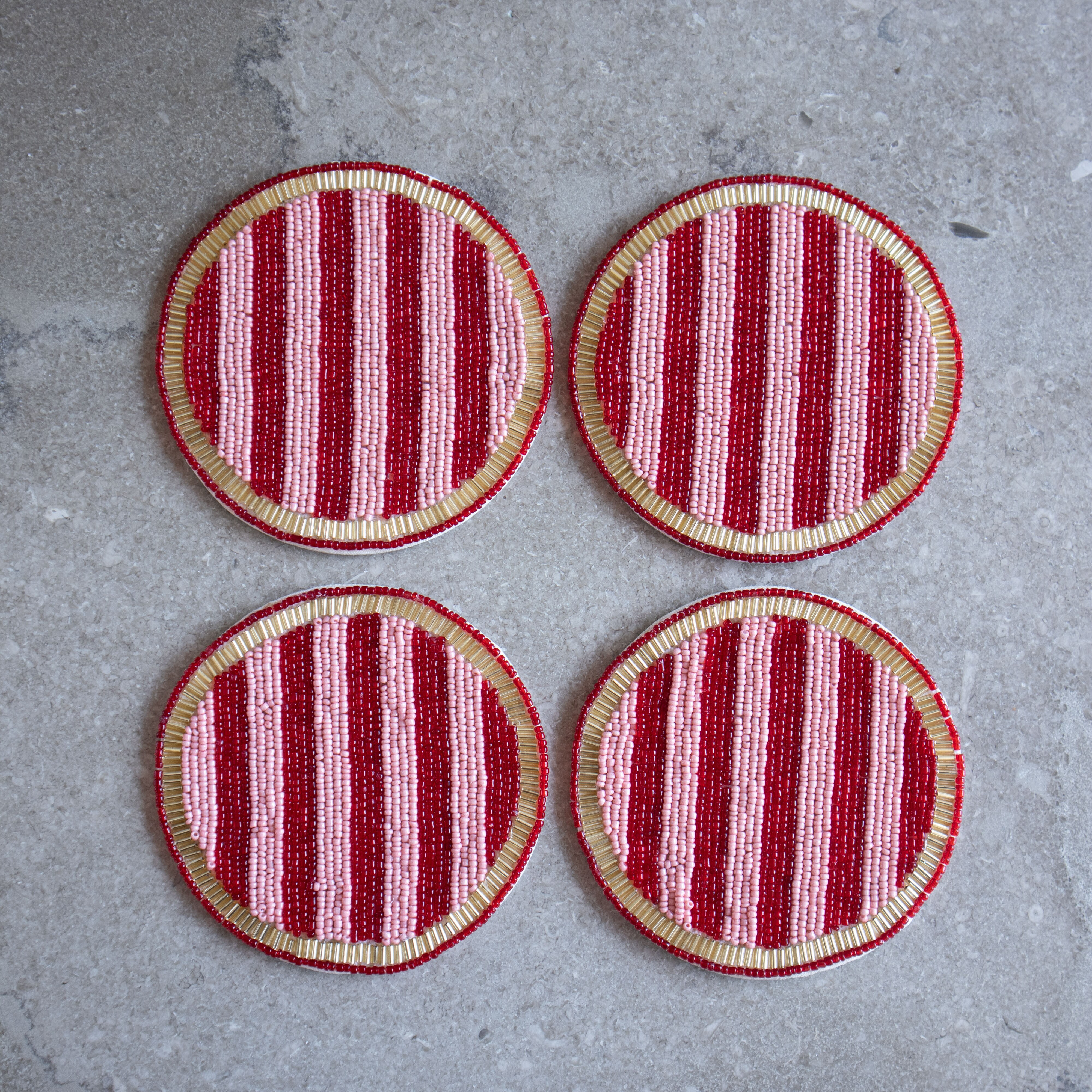 On the Line - Glasunderlägg , set of 4