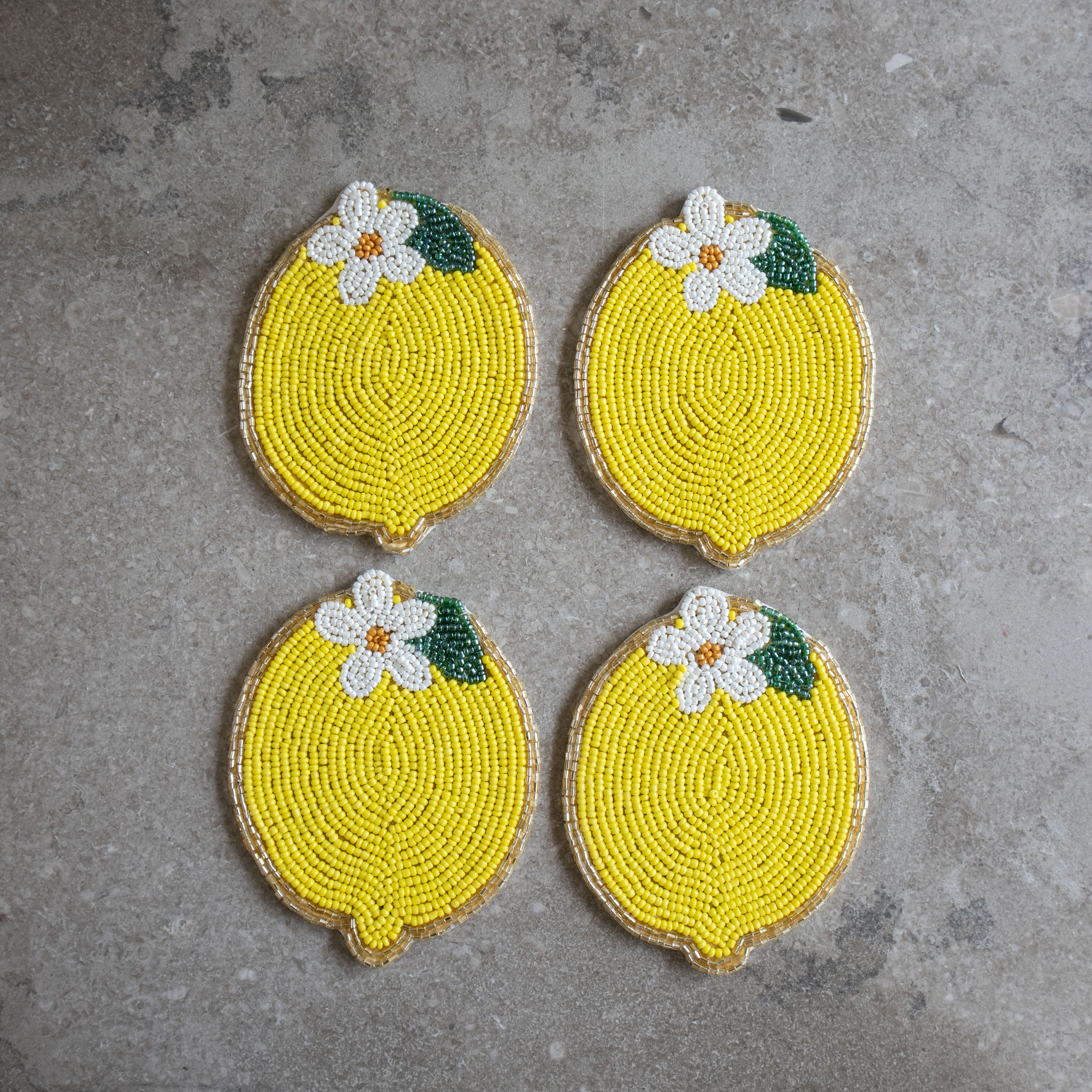 Lemon Spritz - Glasunderlägg, set of 4