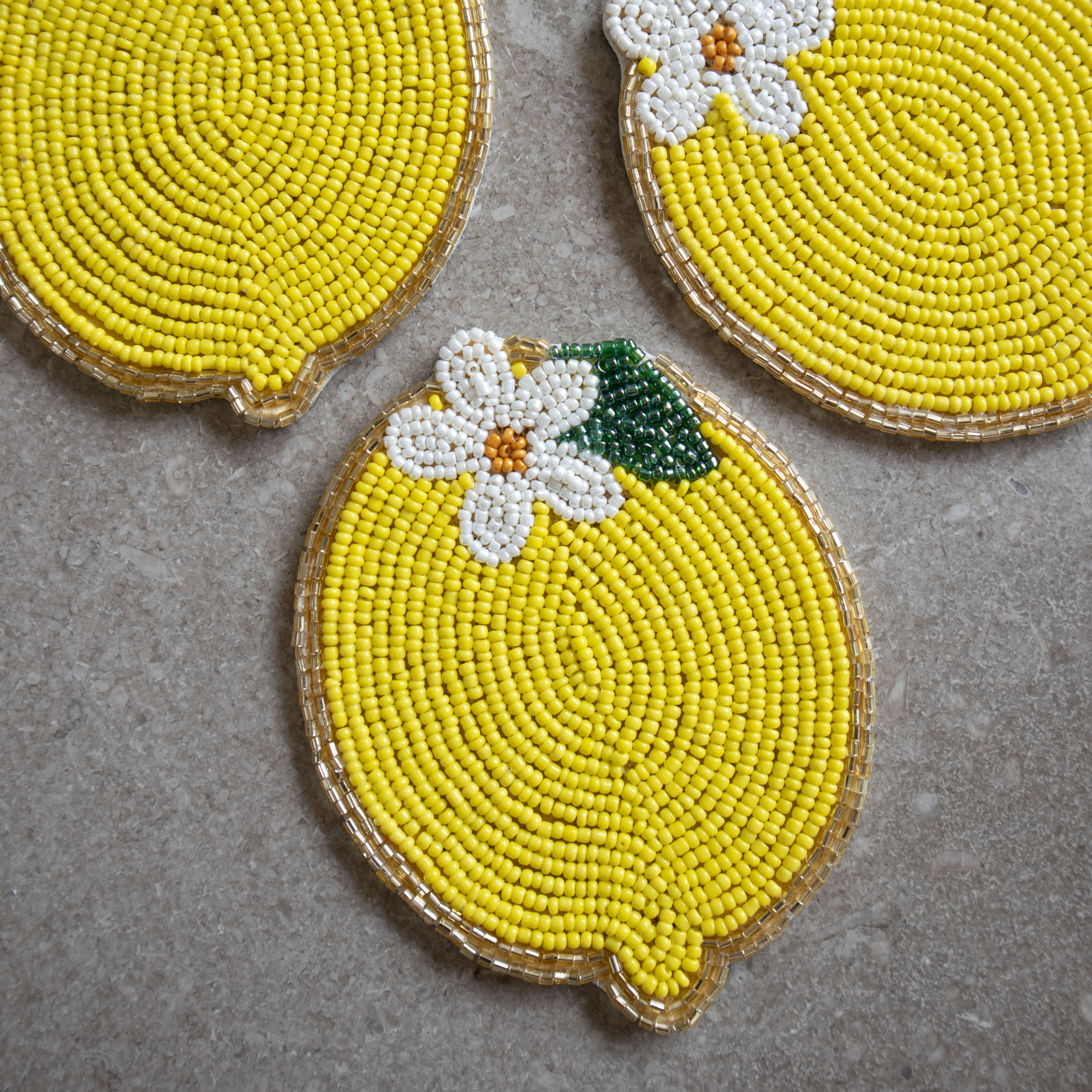 Lemon Spritz - Glasunderlägg, set of 4