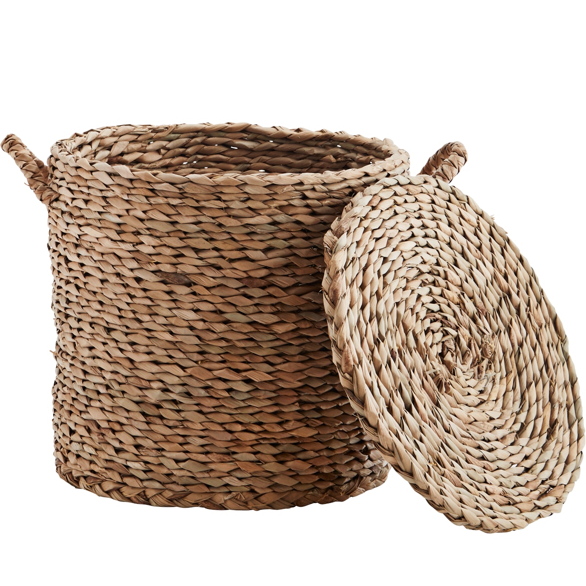 Seagrass basket w. lid