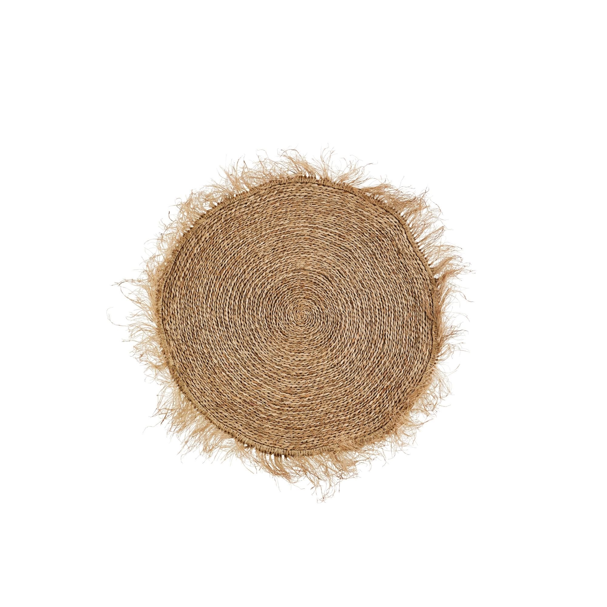 Rug Seagrass Round w/fringes - Matta