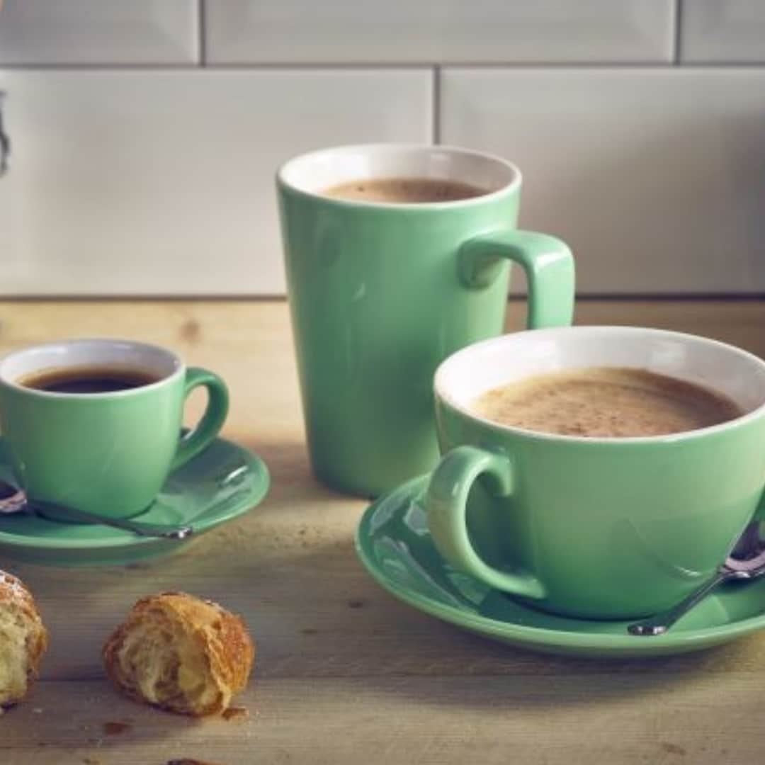 Palermo - Cappuccinokopp med fat 2-pack